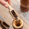 3 Stück Mini-Holz-Salzlöffel Badesalzschaufel Natürliches Holzschaufel für Badesalze Süßigkeiten Honig Gewürze Zucker Tee Kaffee Küchenwerkzeuge