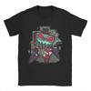 Oversized T-Shirt Summer Hazbins Hotel Hip Hop T Shirts Rosie Landscape Cotton Tshirt for Mens Y2K Printed Short Sleeve Tees