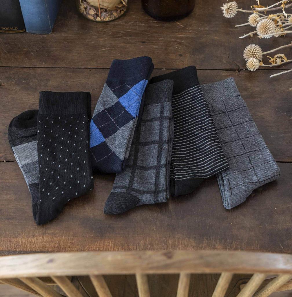 HARUSAKU Business Sizes cm of Sizes 25cm Men's Socks, Formal, 25-29 (Set 10, - 27cm)