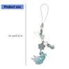 Vibranting Handmade Fish Star Bead Phone Charm Pendant Sturdy Acrylics Materials with Adjustable Length Designs