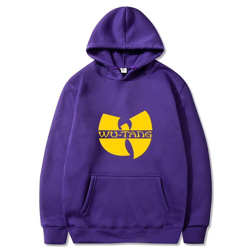 Popular sweater men's and women's autumn and winter animation periphery Wu-Tang hooded pullover a hair