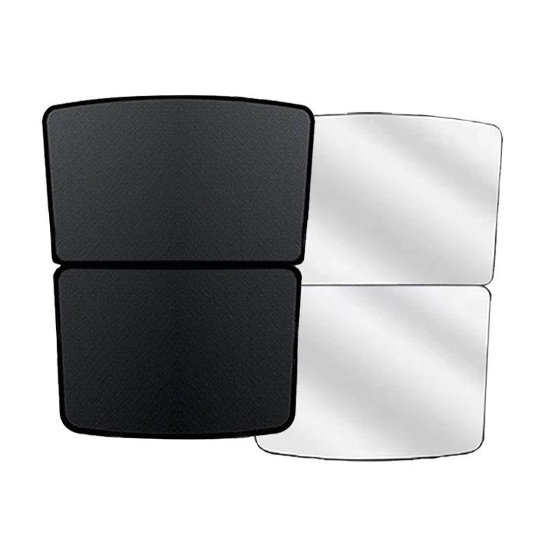 For Tesla Model 3/Y Model 3 Highland Model Y Juniper 2025+ Ice Cloth Buckle Glass Roof Sunshade Car Front Rear Sunroof Skylight