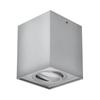 Applique da soffitto quadrato argento 35W Hary D Gu10 Ideus 03715