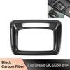 Front Reading Light Lamp FRAME COVER For Chevy SilveradoSierra 19+ CARBON FIBER