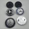 For MB Mercedes Benz GLA CLA CLS A45 C63 A B 3D 2pins 57mm Car Front Hood Emblem A0008171801  Star Logo Bonnet Badge Accessories
