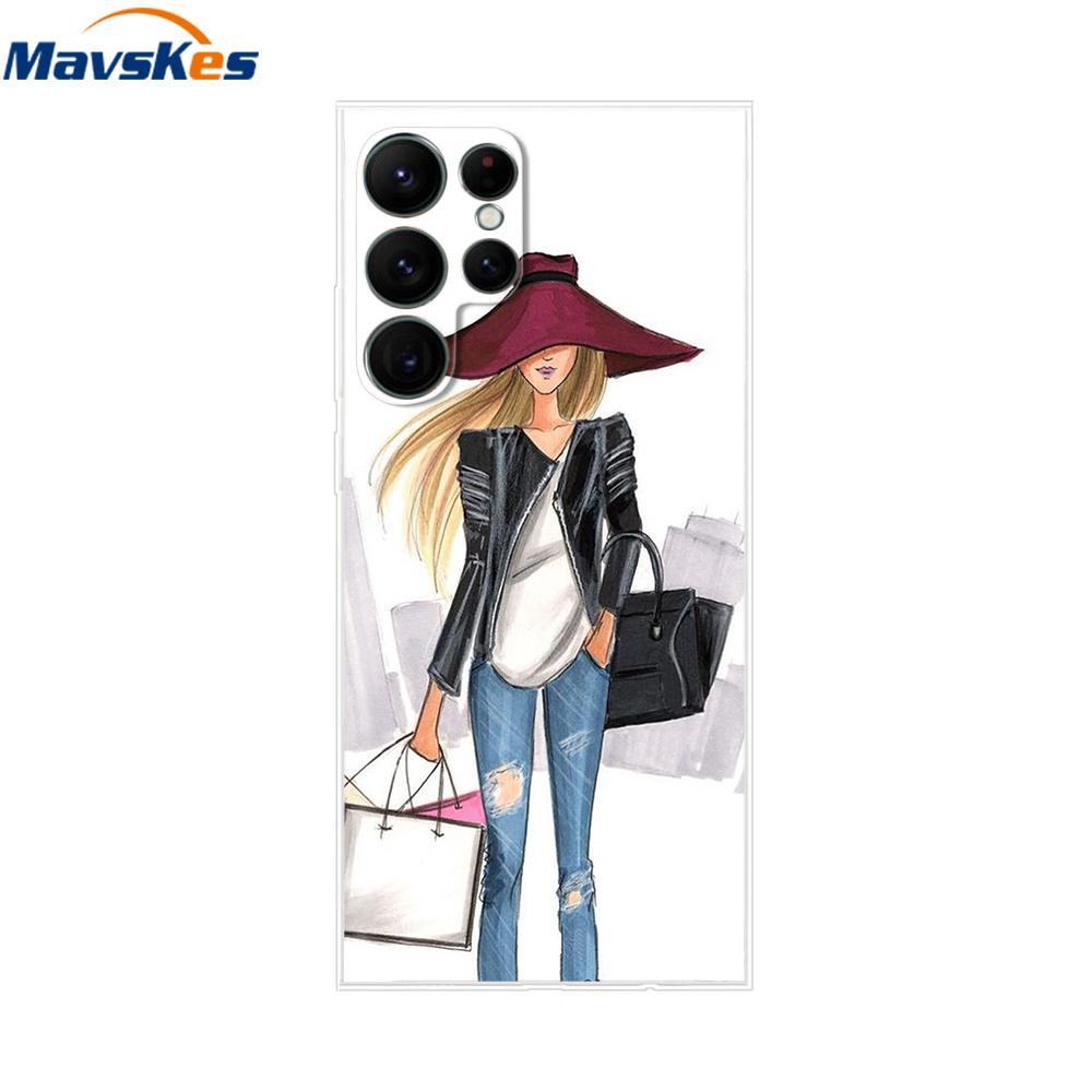 For Samsung Galaxy S22 Ultra Case Silicone Soft Clear Bumper Back Cover For Samsung S22 Ultra Cases For Samsung S22 Ultra Fundas