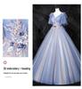 Women's A-line Ball Gown for Vocal Performances - Elegant Stage Hosting Costume