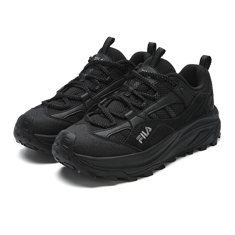 New FILA Abrasion Resistant, Breathable, Lightweight Low top Casual Shoes Women's Black F12W542123FBK