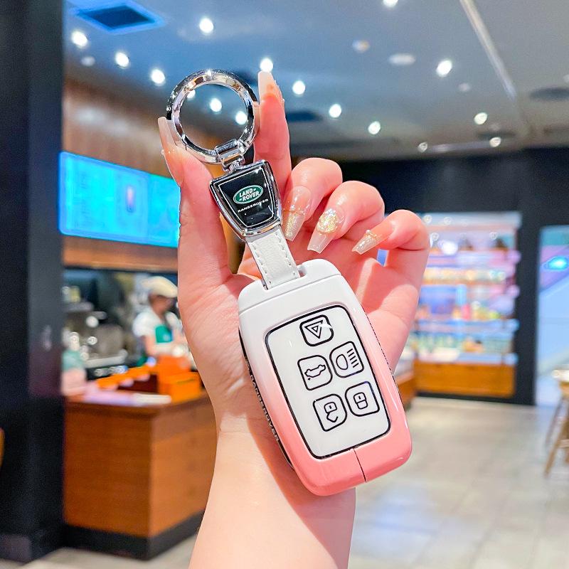 Key Covers for Land Rover Range Rover Evoque, Discovery 4/5, Velar, Range Rover Sport, and Freelander 2