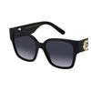 Marc Jacobs Full frame design rectangular sunglasses unisex couple style black 5875099586260