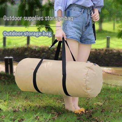 Bolsa de Almacenamiento Cilíndrica Impermeable para Equipo de Camping al Aire Libre