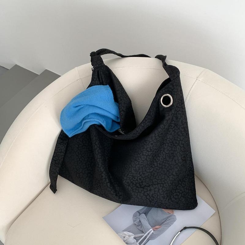 

Повседневная сумка с леопардовым принтом, женская универсальная новая сумка-тоут большой вместимости, ретро сумка-мессенджер для поездок на работу, на плечо