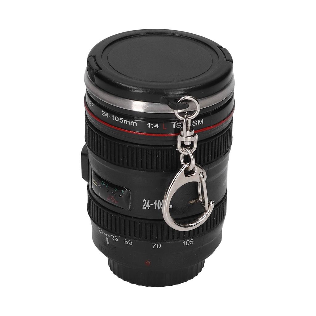 100ml Camera Lens Cup Stainless Steel EF 24‑105mm F 4.0L USM Lens Coffee Mug for Photography Lover