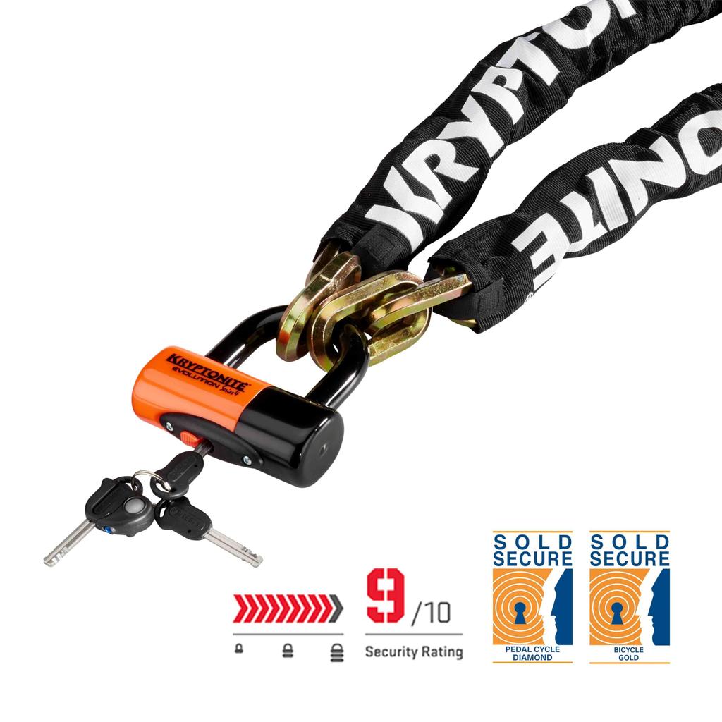 KRYPTONITE NEW YORK LOCK Chain 1210 EV4 999515 [NY & Disc]