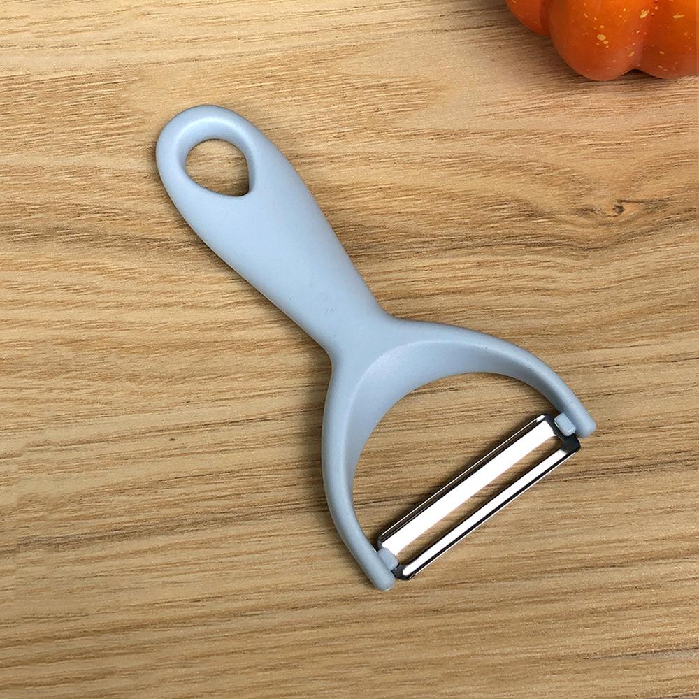 

Нож для чистки дынь, фруктов и овощей из нержавеющей стали с пластиковой ручкой - кухонный гаджет