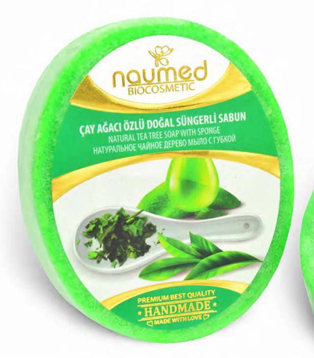 

NAUMED Мило-губка з екстрактом чайного дерева 135г 1 PC