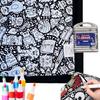 Diy Coloring Blanket With 24 Markers Color Your Own Cozy Velvet Throw Blanket For Kids Adults Creative Gift For Home Decor