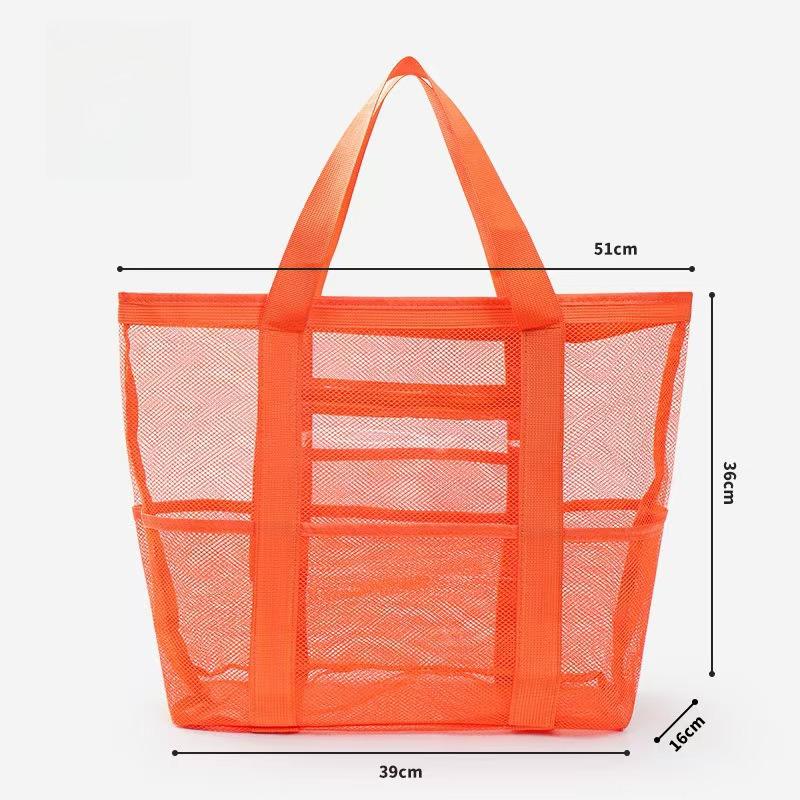 Große Kapazität Netz-Strandtasche Tragbarer Reise-Organizer für Schwimmen und Fitness KTB