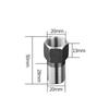 201 Stainless Steel 1/2" 3/4" 1" Female/Male Threaded Water Tank Connectors Gardening Irrigation Accessories Coupling Joints