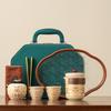 New Portable Travel Tea Set Chinese Tea Separation Kuaike Cup Outdoor Car Travel Special Tea Drinking Tea Set