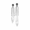 Classic Stainless Steel Tongs Set of 2 Durable Kitchen Utensils Multiuse Cooking Serving Lifting Turning Dishwasher Safe Rust