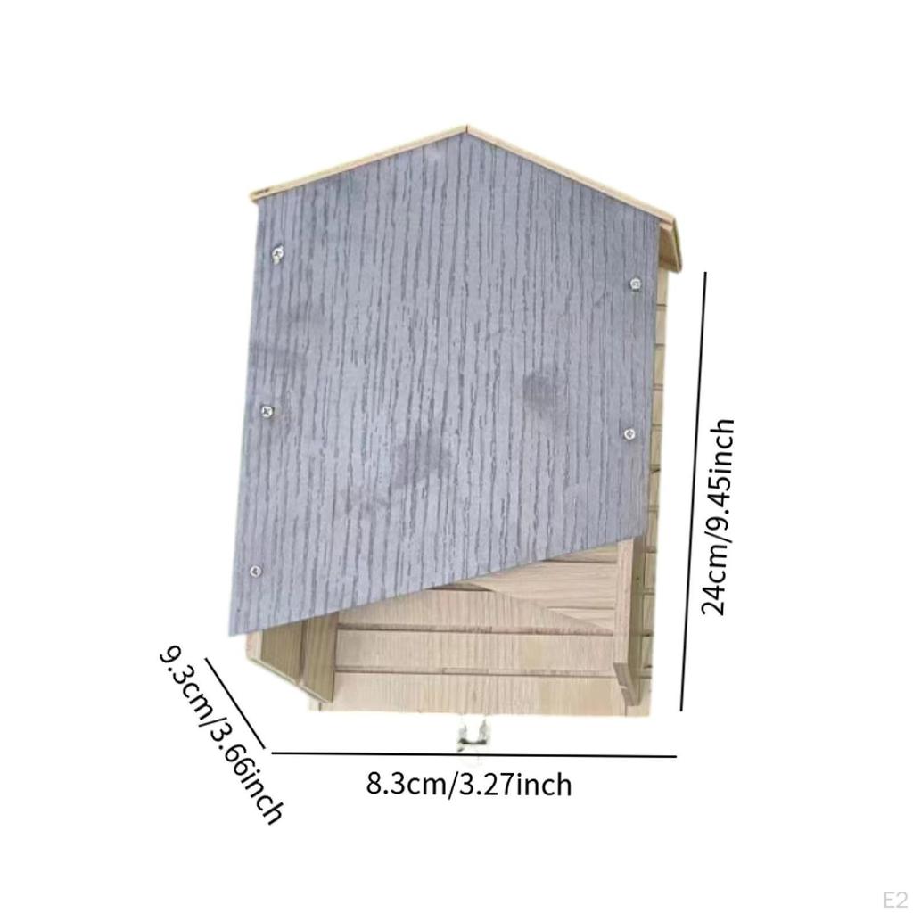 Fledermauskasten Holzbox Einfache Montage Handgefertigt Wetterfest Professionell zum Landen und