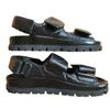 Used PRADA Padded Nappa Leather Sandals Black 36.5