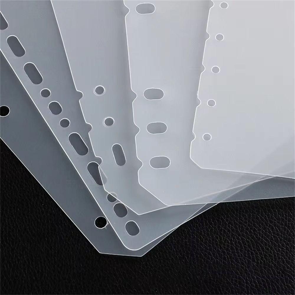 10Pcs A4 A5 A6 A7 Notebook Divider Stationery Accessories Matte Inner Paper Separator PP Universal Binder Organizer Baffle