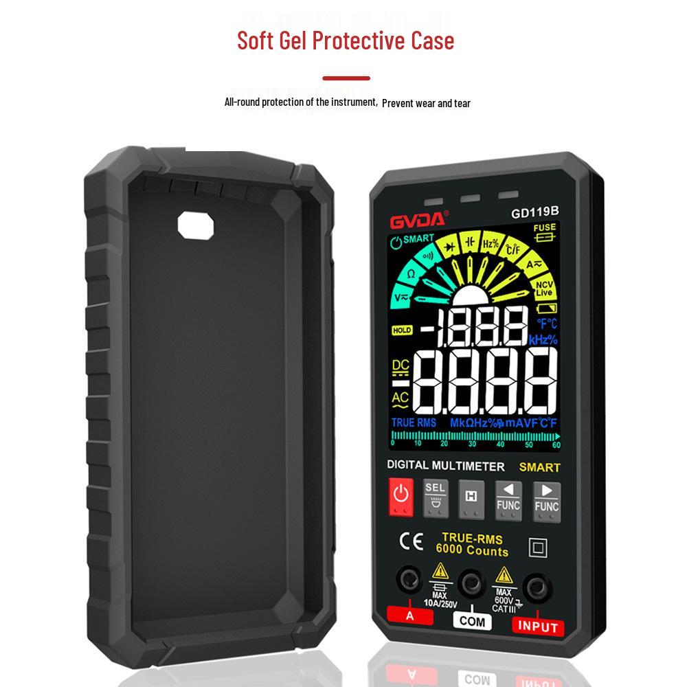 GVDA Precision Digital Multimeter - Intelligent Autorange, Anti-Burn, Color Screen Ammeter