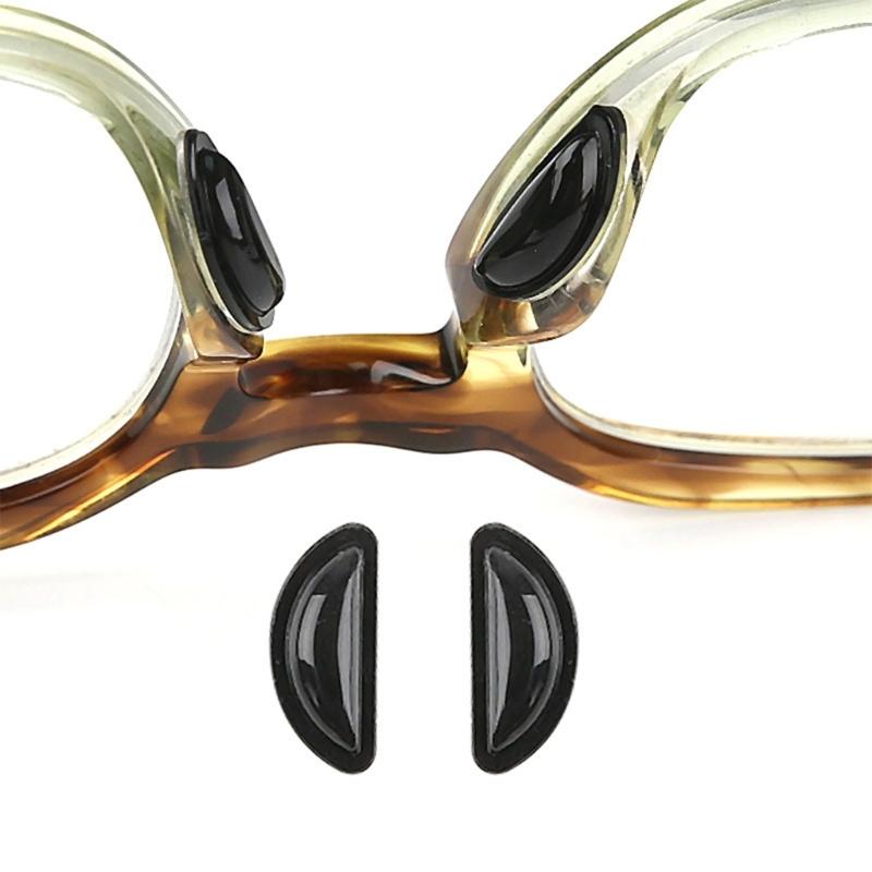 20pairs Adhesive Silicone Nose Pads with Air Cushion for Eyeglasses Nonslip Feature Universal Compatibility Comfort