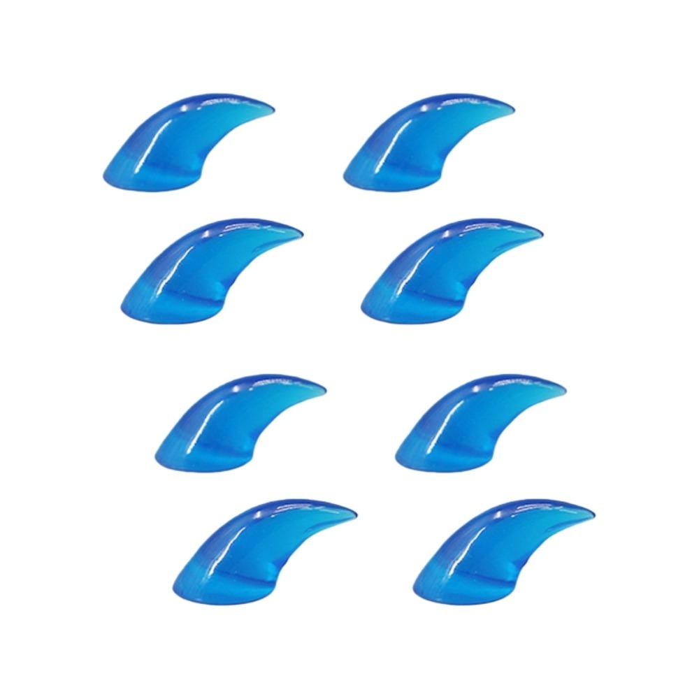 8 Stück Spitz/Stumpf Pelzige Krallen Nägel Epoxid DIY Tierpfoten Zubehör Cosplay Kostüm Zubehör