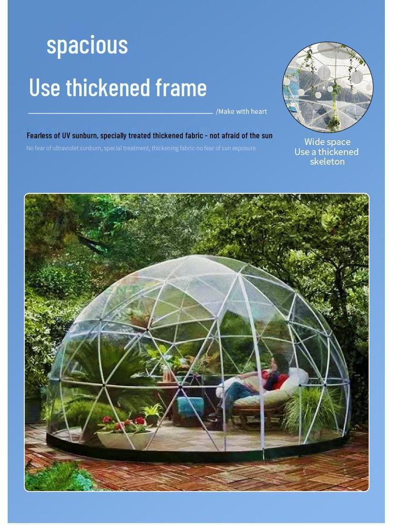 European Spherical Stargazing Tent: Transparent Bubble House for Outdoor Glamping & Camping