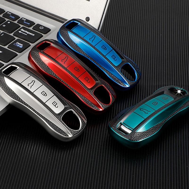 Držák krytu pouzdra na klíče do auta pro Porsche Cayenne 958 911 Lepin 996 Macan Panamera 997 944 924 987 987 Gt3 Cayman