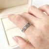 European Retro Floral Ring: Unique Vintage Black Design for Women and Couples