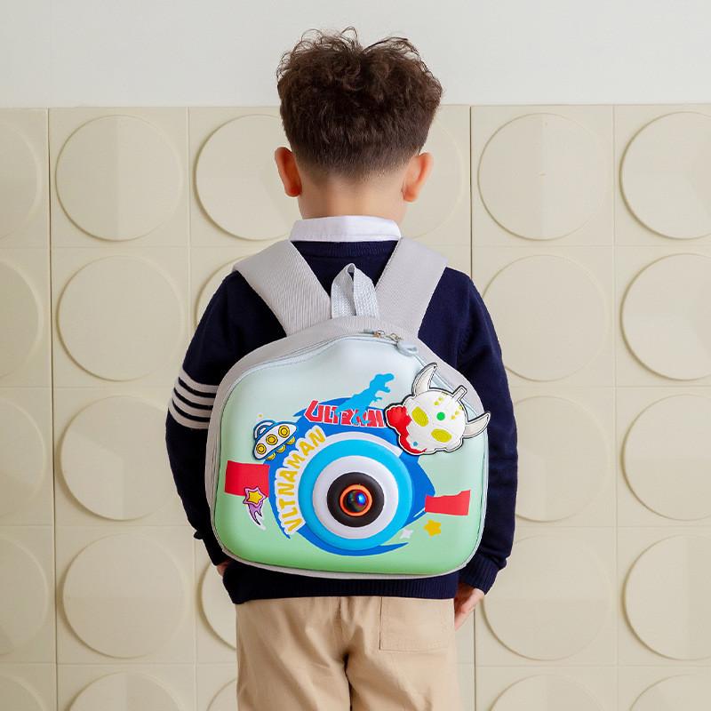 Cartoon Kids Backpack For 2-6 Year Olds With Lightweight Nylon And Curved Shoulder Straps For School Use
