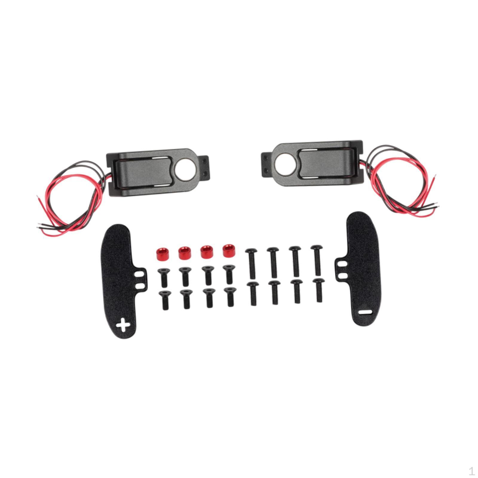 

RC Game Simulation Steering Wheel Paddles Replacement Part for T300 G27 G25 G29 Black No Mount