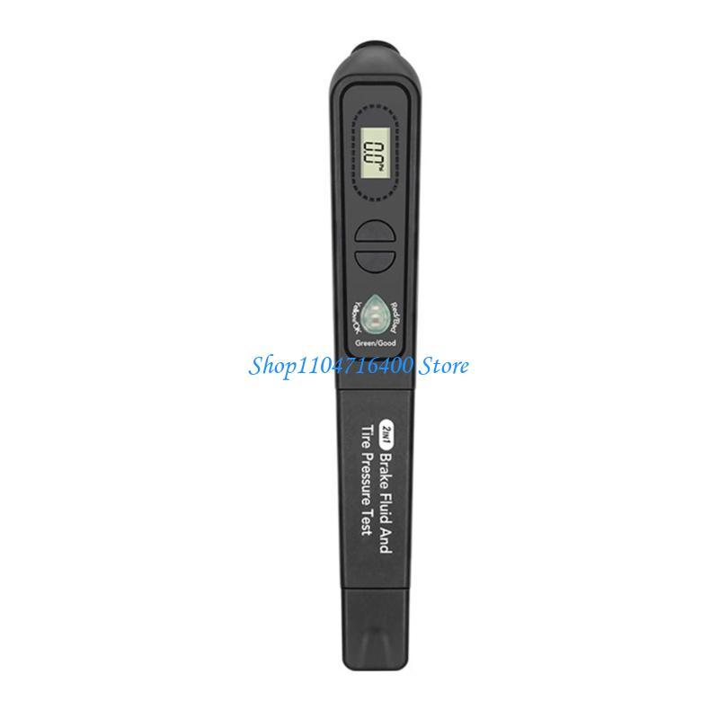 y1gd Digital Brake Fluid And Tire Pressure Tester with LED Display For Auto Safety