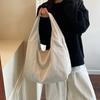 Corduroy Underarm Bag Women Commuter Shoulder Bag Tote Bag