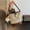 Popular Small Bags Women's Autumn Versatile New Fashion Shoulder Messenger Bag Portable Bucket Bag