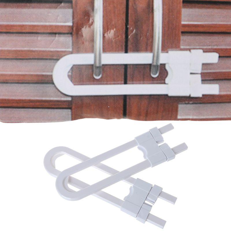 Sliding Cabinet Locks - 4 Pack Child Safety Locks For Drawers And Cabinets