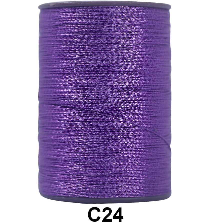 Metallic Embroidery Threads Glittery Thread Spool Polyester Sewing Thread for Embroidery Quilting Ideal Sewing ( 0.3-0.4-0.5mm )