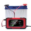 Smart Car Battery Charger for 12V 7A AGM GEL LiFePO4 Batteries Desulfator, Motocycle Fast Charging Maintainer with Repair