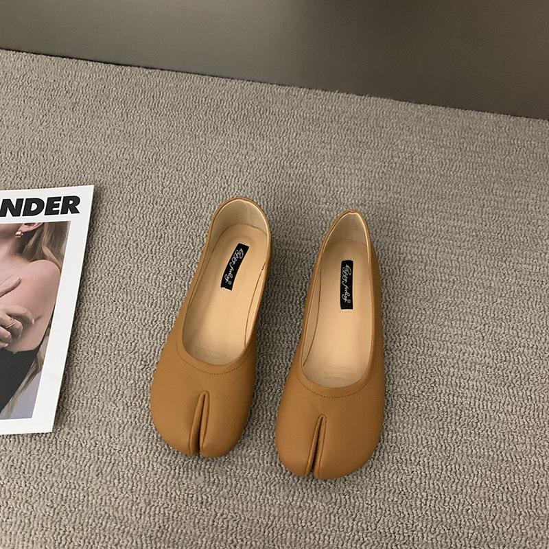 Mode Bailamos Damen Ballerinas 2025 Neue Sommermode Zehentrenner Ballerinas Damen Slipper Koreanischer Stil Weiche Slipper Loafer