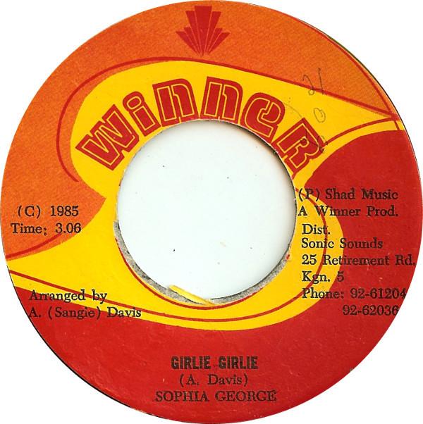 

7inch Record SOPHIA GEORGE / WINNER ALL STARS - Girlie Girlie / Girl Rush NONE Winner 1985 Jamaica Reggae, Ska & Dub Used