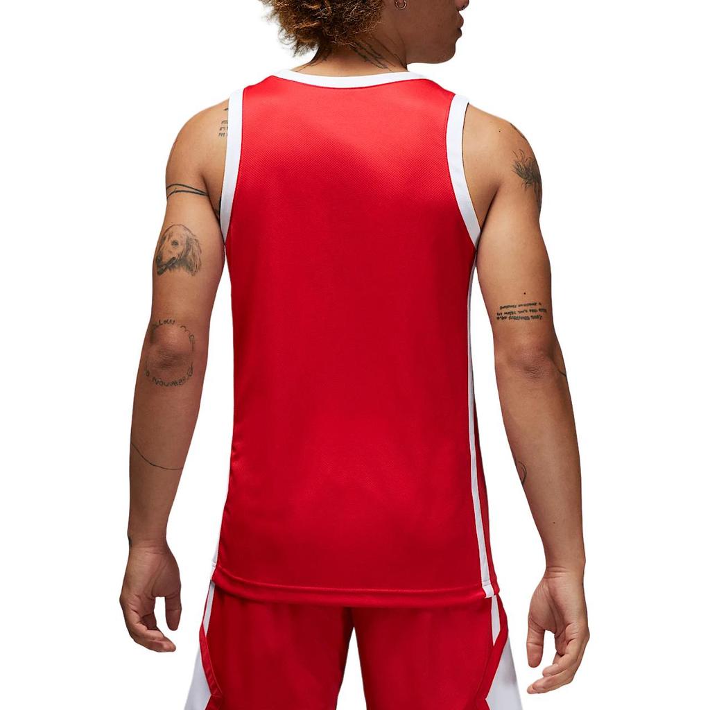 New Jordan SS24 DRI FIT Basketball Jersey Men's Scarlet HF0523-658