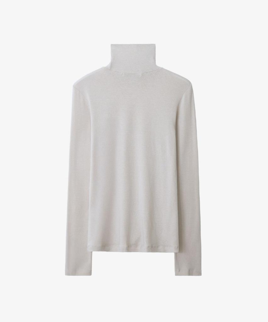 JOLI FINI Silky Whisper Turtleneck_Gray Beige