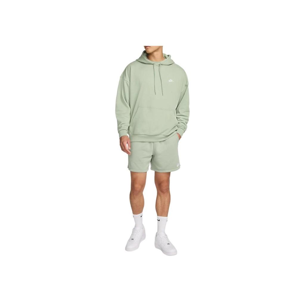 Nike Logo Elastic Waist Three-Quarter Casual Shorts Men shorts Green FN3521-370