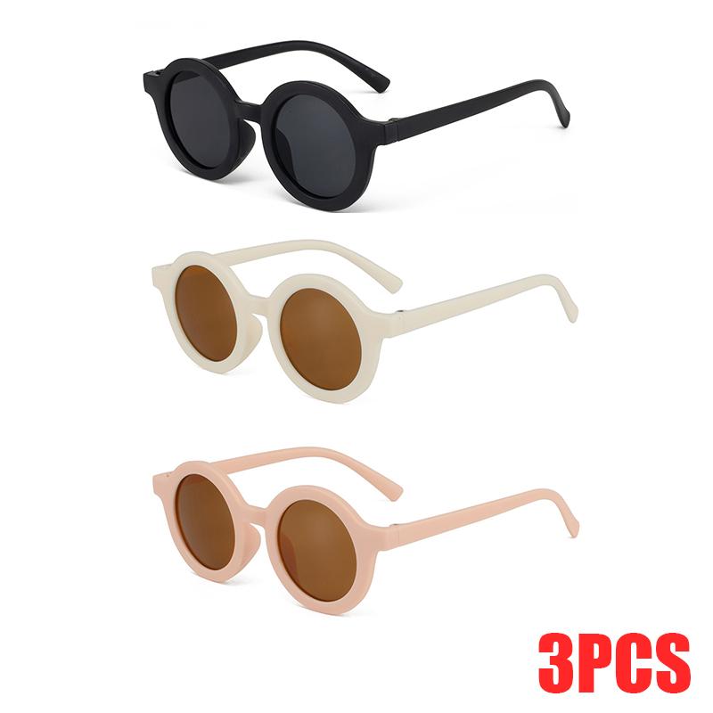 

3PCS Children s 2024 New Trendy Edition Baby Sunglasses For Boys And Girls Fashion Photography UV Protection