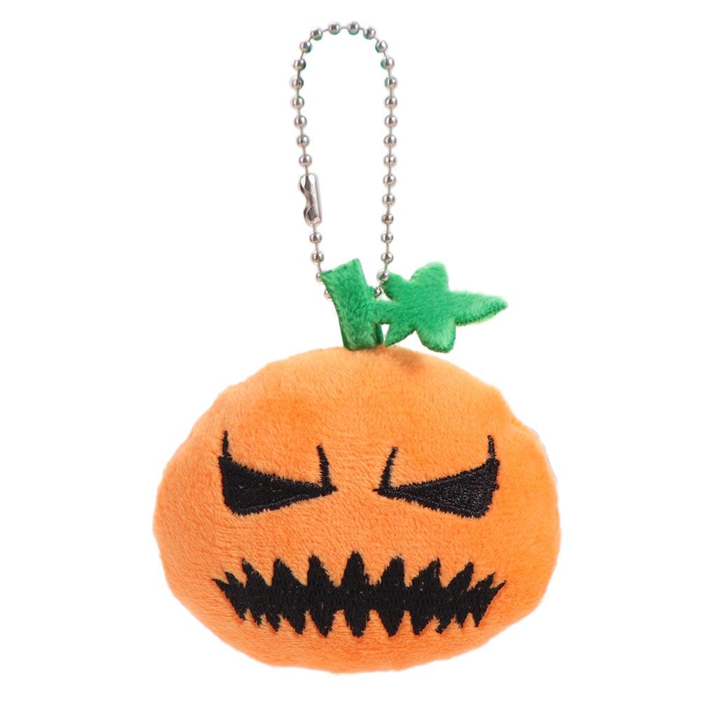 Creative Plush Doll Pumpkin Keychain Vegetables Cartoon Halloween Bag Pendant Soft Cute Pumpkin Doll Keyring Hanging Pendant