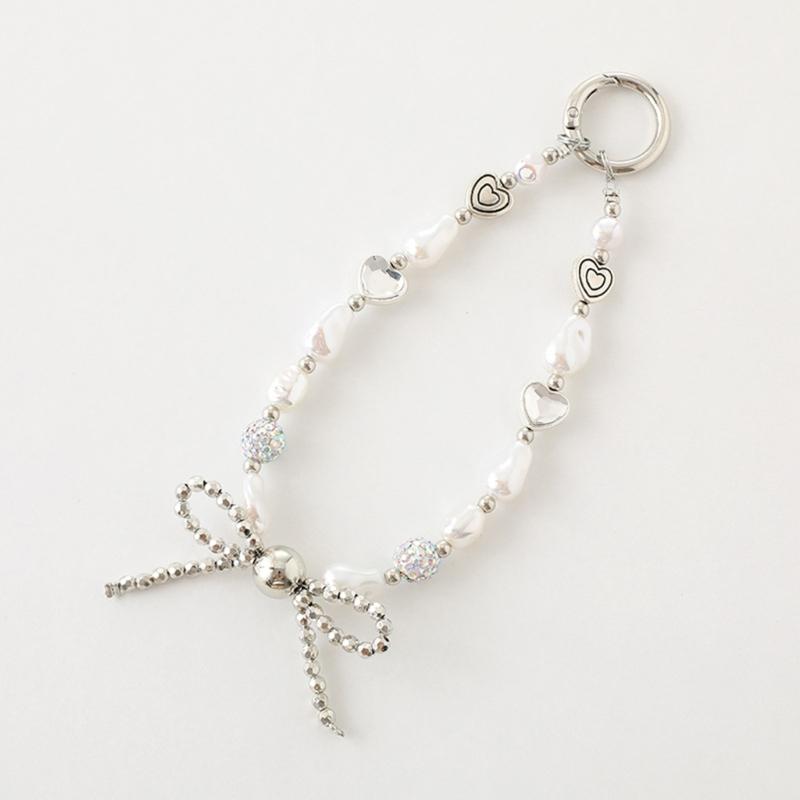 Style Phone Attachment Elegant Phone Pendant Modern Wristband Special Mobile Phone Beaded Pendant for Girl Student